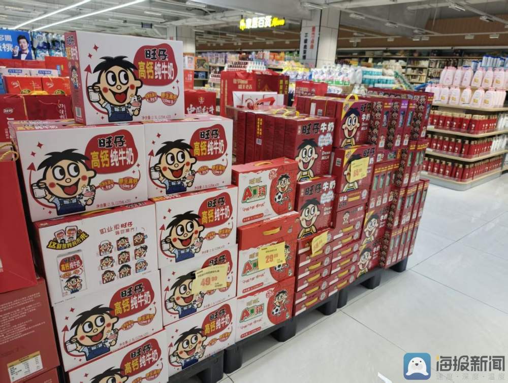 旺旺减糖冲上热搜！记者实探济南商超：线上热卖 线下“隐身”