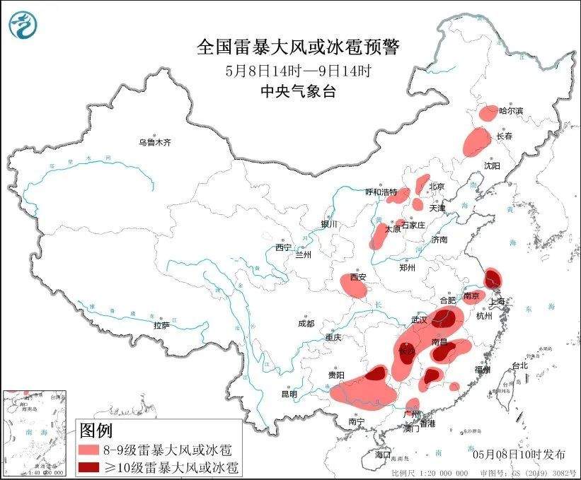 10级以上雷暴大风！三预警持续发布！本轮降雨进入最强时段！这些地方注意防范