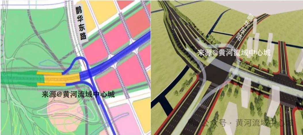 双向12车道！设两处地下通道全长约4.22公里，黄河大道二期项目又有新进展