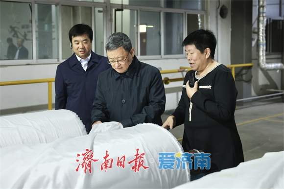 于海田调研企业生产经营和重点项目建设时强调 全面深化为企服务 加快项目投产达效 不断塑造高质量发展新动能新优势