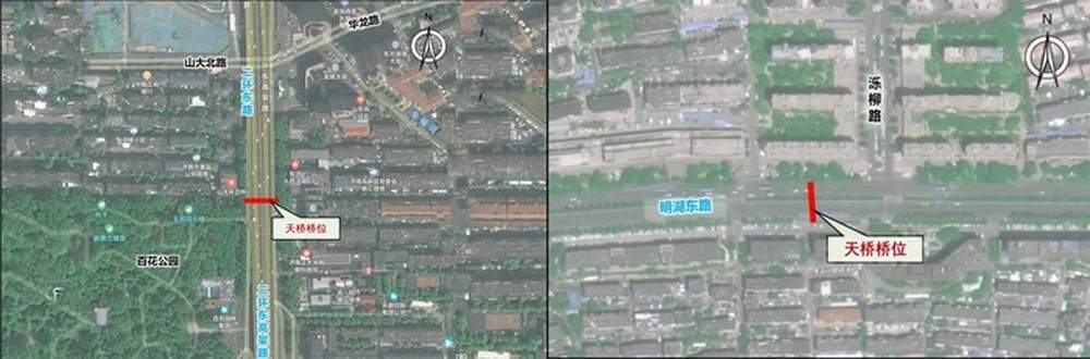 济南又有2座新过街天桥选址公示，2个月来已有9座密集公示