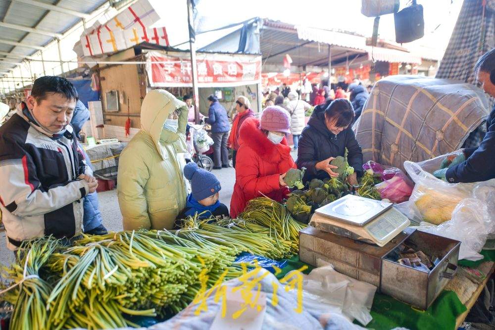 “泉”在济南过大年｜年货采购进入“冲刺”阶段，济南农贸市场“热气腾腾”