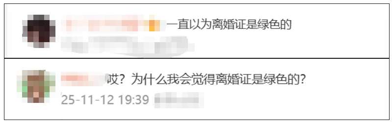 离婚证后有“囍”字?网友:没毛病