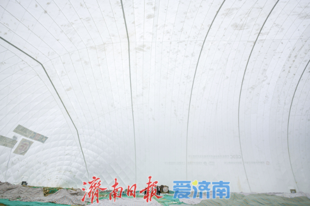 可大幅降低施工噪音 洪楼广场“白胖子”内部啥样？