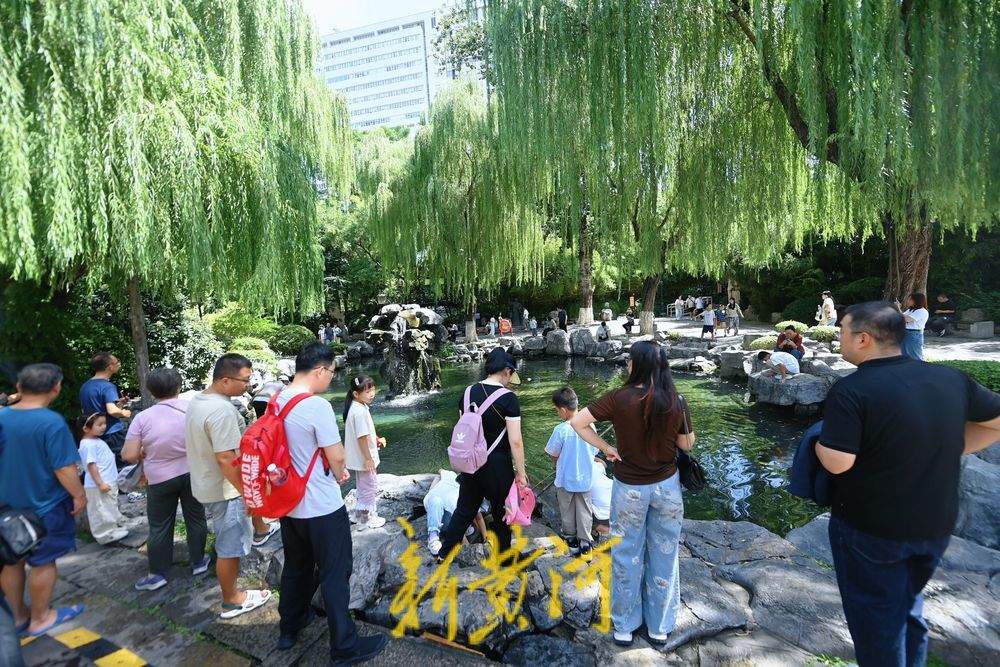 趵突泉水位突破29米，“月牙飞瀑”欢畅喷涌