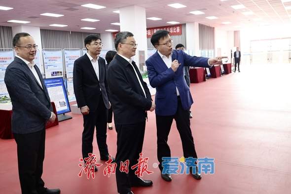 于海田到天桥区调研时强调:加快推动产业提质升级 为强省会建设作出更大贡献