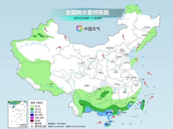 南方降雨进入核心影响时段 华北东北多地凉意加重