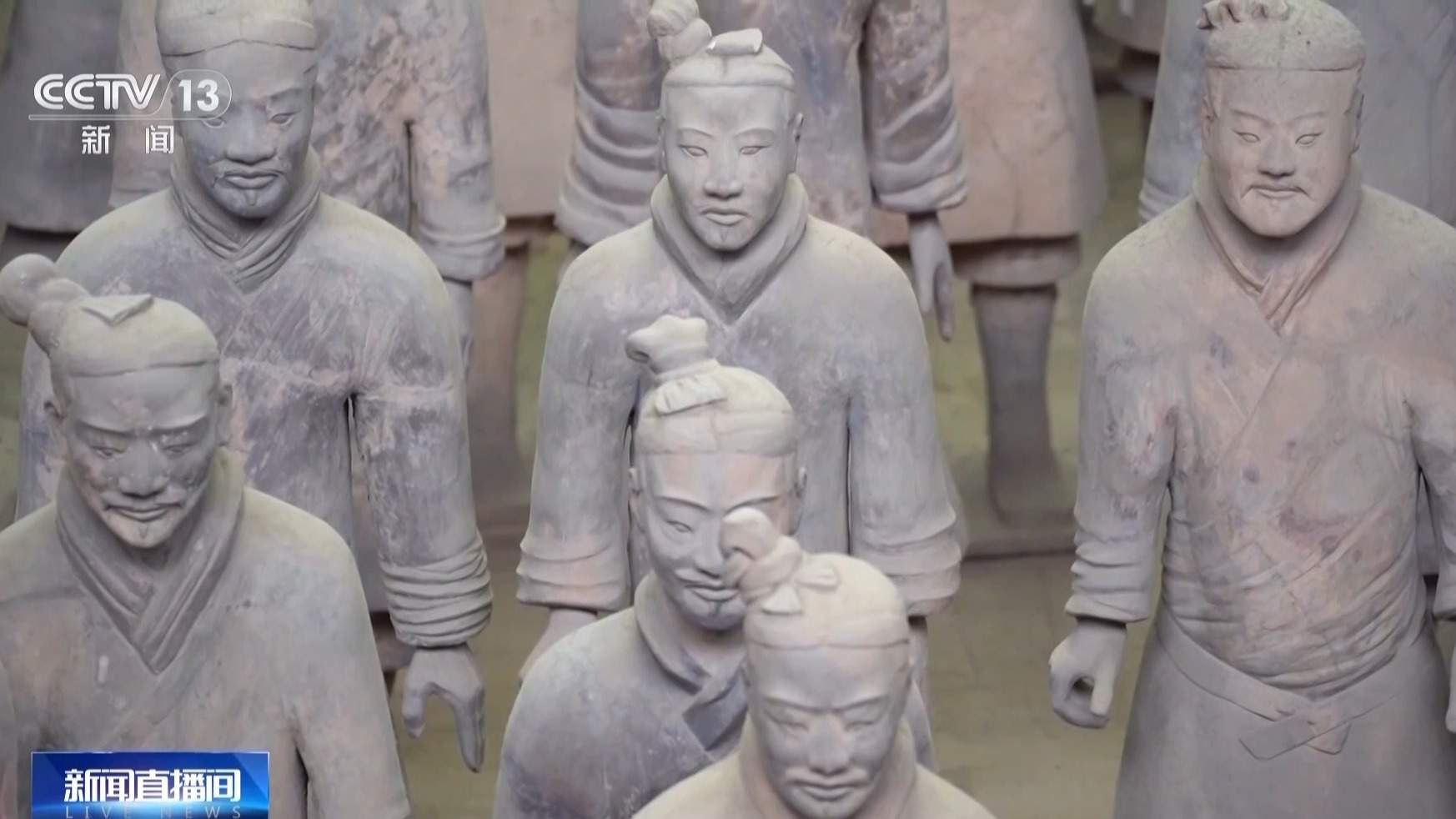 兵马俑修复发现100多枚工匠指纹