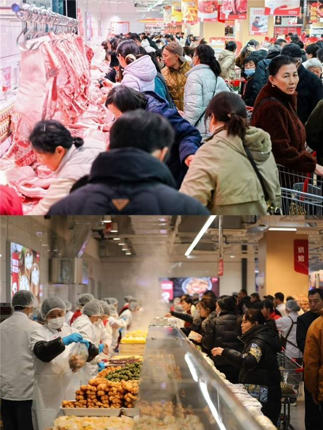 干尧榴莲、鲜鸡蛋遭抢购 京东折扣超市宿豫店开业引爆全城