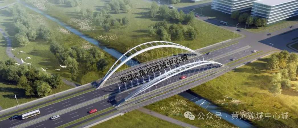 双向12车道！设两处地下通道全长约4.22公里，黄河大道二期项目又有新进展