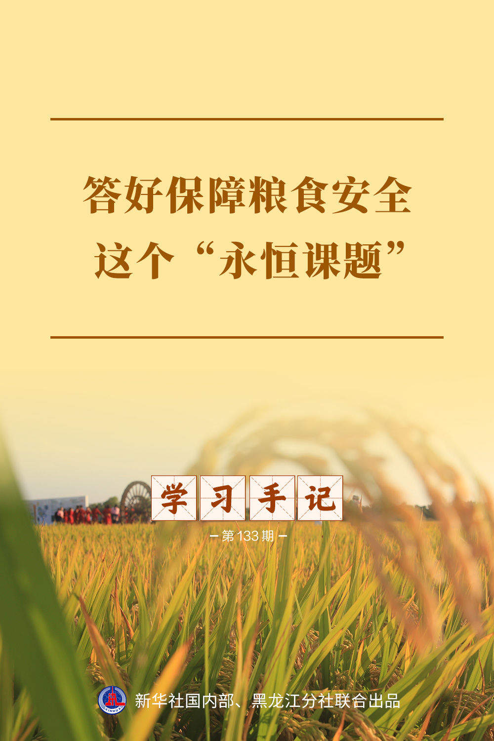 学习手记|答好保障粮食安全这个“永恒课题”