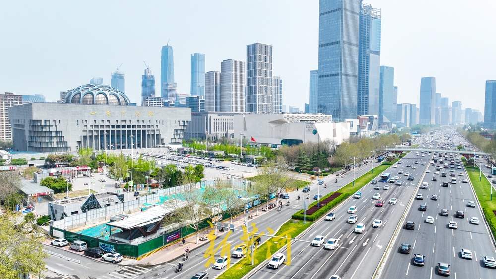 济南地铁4号线站点出入口“露脸” 距离山博“一步之遥”