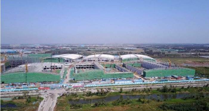 项目强省会｜济南起步区黄河国际会展中心雄姿，建设过程波澜壮阔