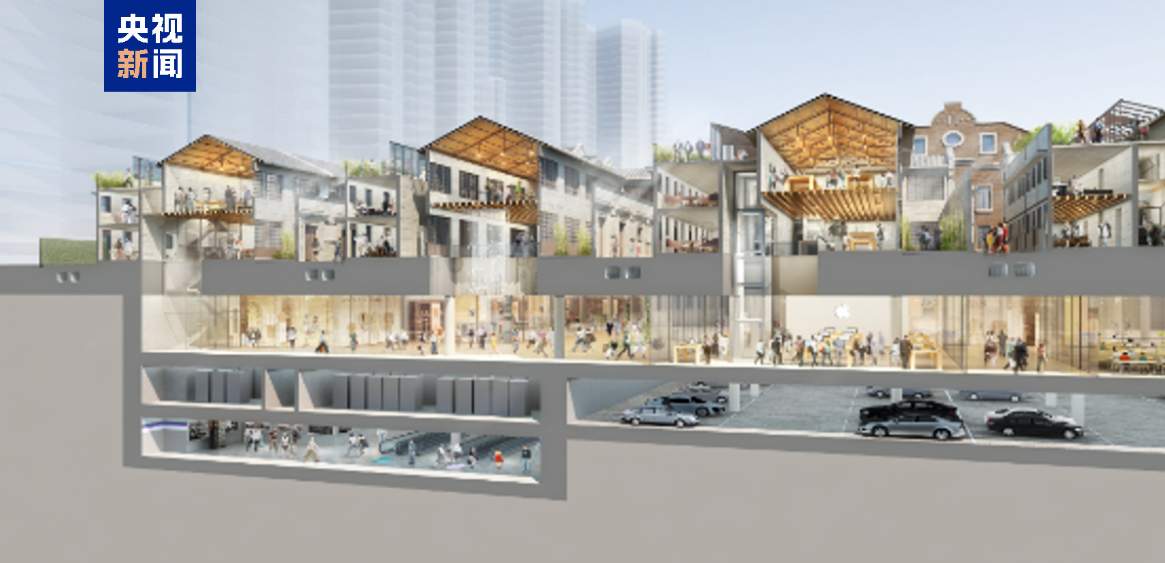 上海古建筑“长脚了” 7500吨石库门建筑群归位