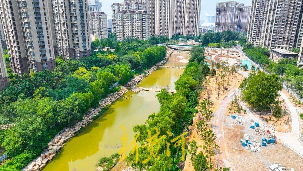 大辛河提升改造 泄洪河道变身景观河