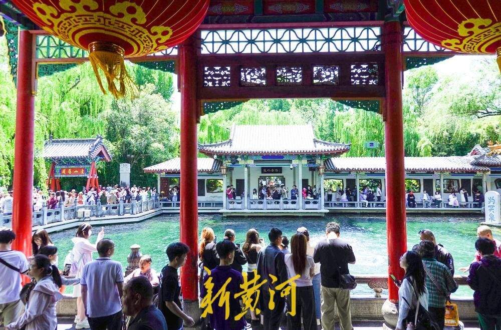 前期强降雨补源效果显著 趵突泉黑虎泉水位双双上涨