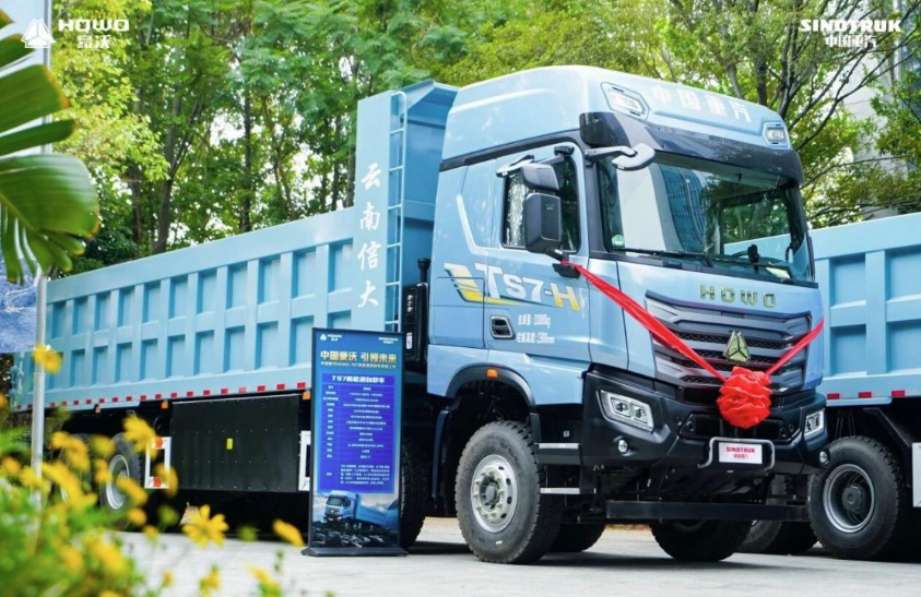 践行“双碳”战略！豪沃TS7新能源自卸车荣耀上市