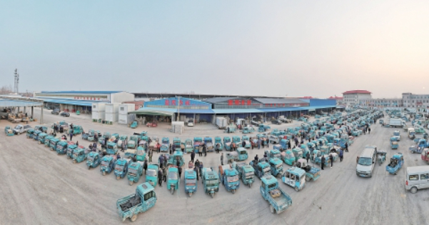 黄瓜晨市开市忙 出村进城销全国