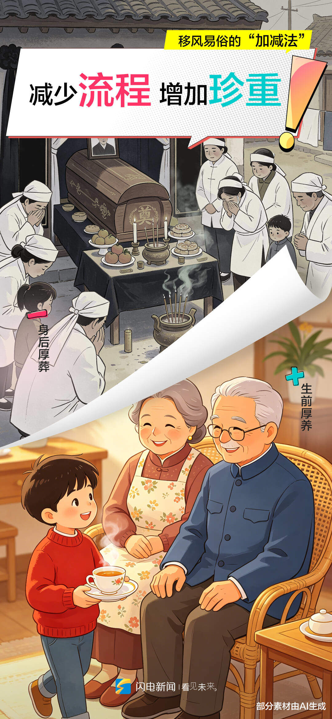 闪电海报｜“老习俗”“新面貌”