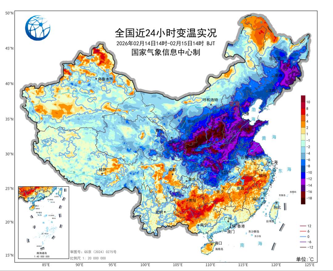 一轮寒潮天气来袭，明天这些地方降温超10℃