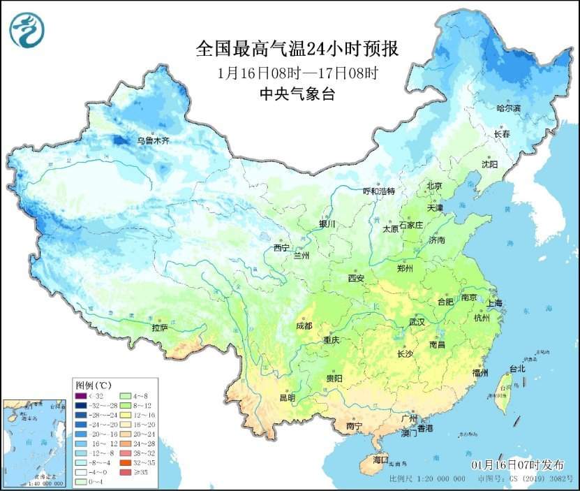 中央气象台：未来三天全国大部地区降水稀少气温稳步回升