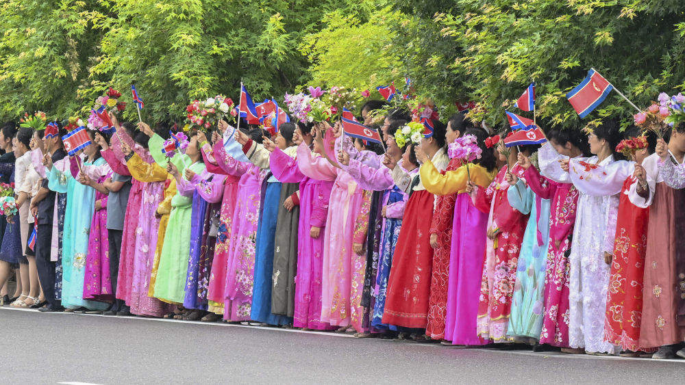 高清大图｜金正恩为习近平举行欢送仪式