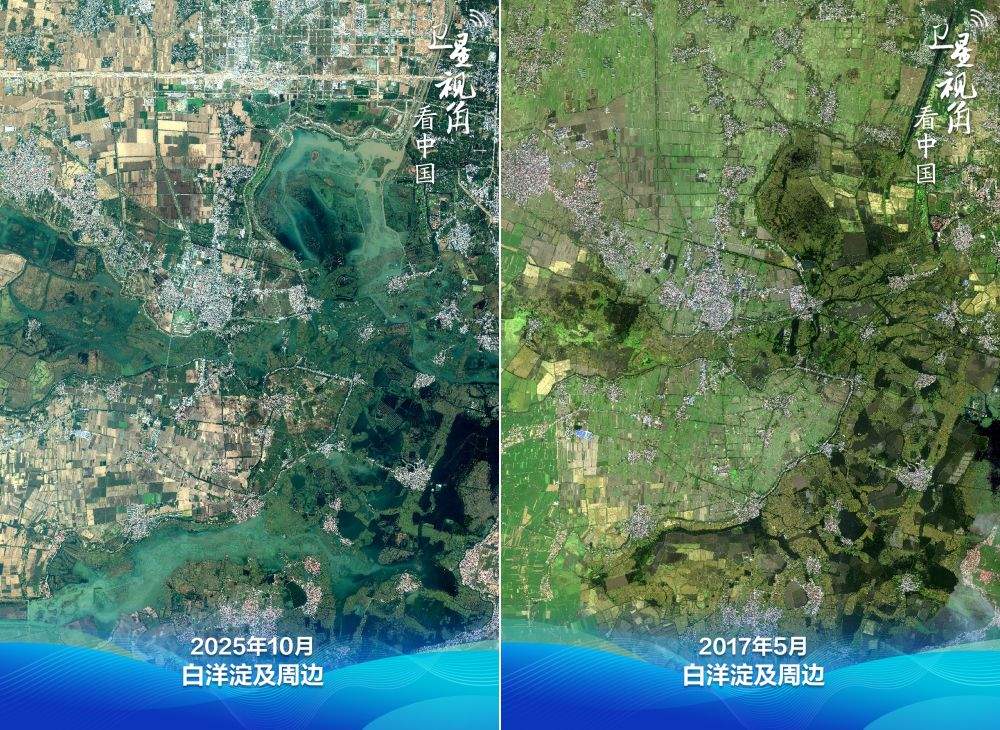 卫星见证“未来之城”大变化