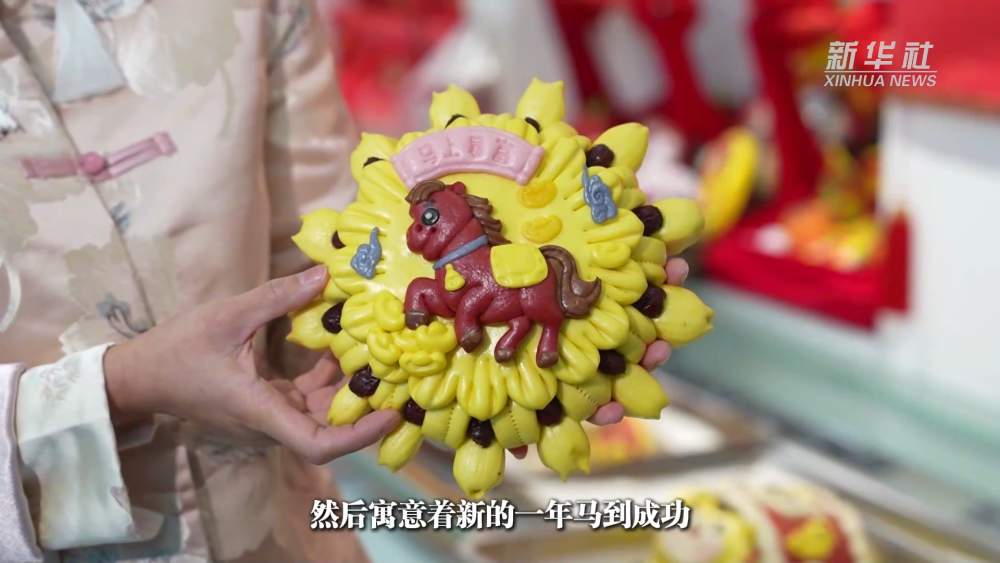 蒸花馍，“蒸”出新年“好福气”