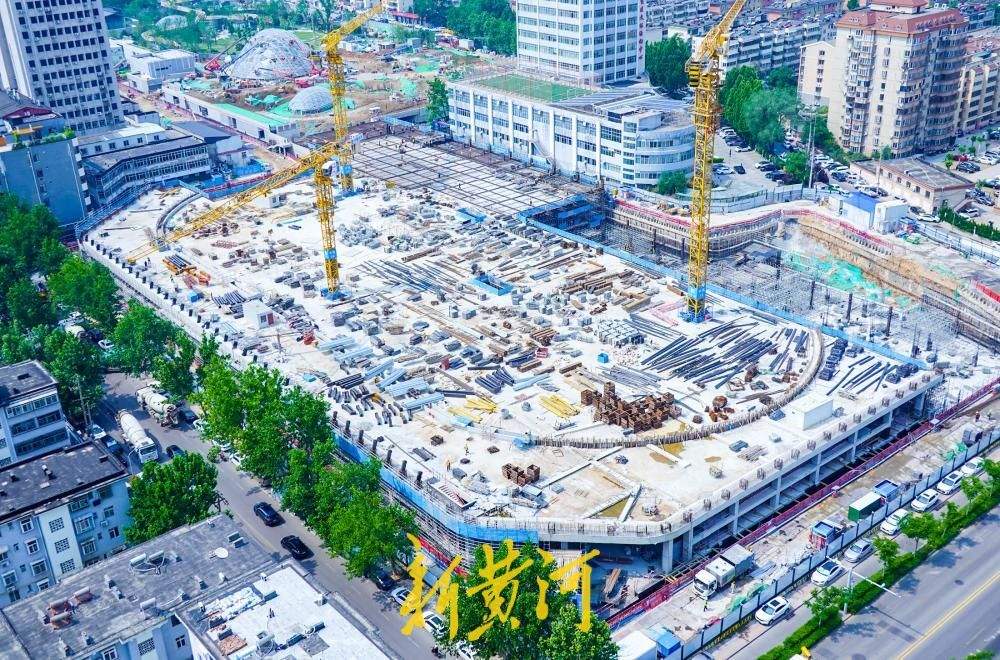 济南槐荫体育场原址正加快建设高标准全民健身中心