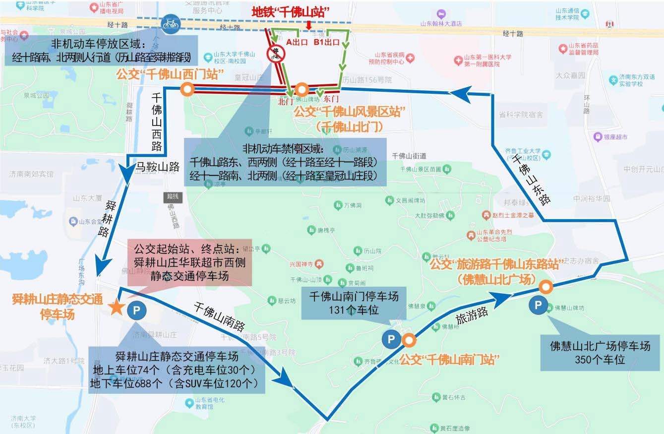 关于加强千佛山风景名胜区安全秩序管理的通告