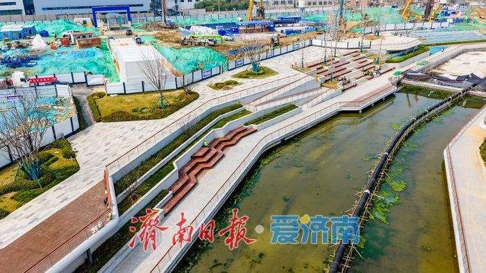 全福河景观提升初见成效 昔日泄洪河道将变身滨水公园