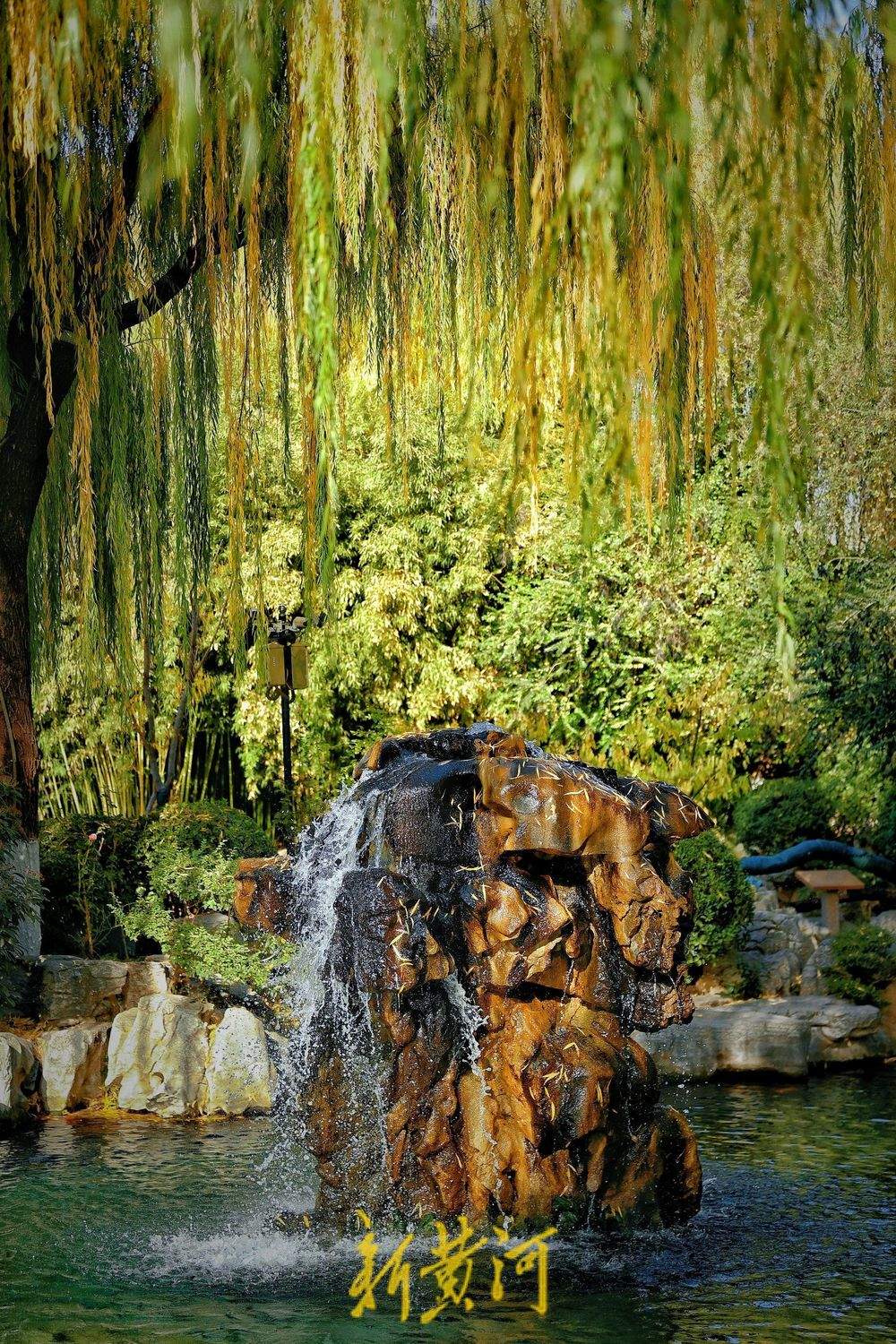 济南“月牙飞瀑”胜景持续在线突破100天