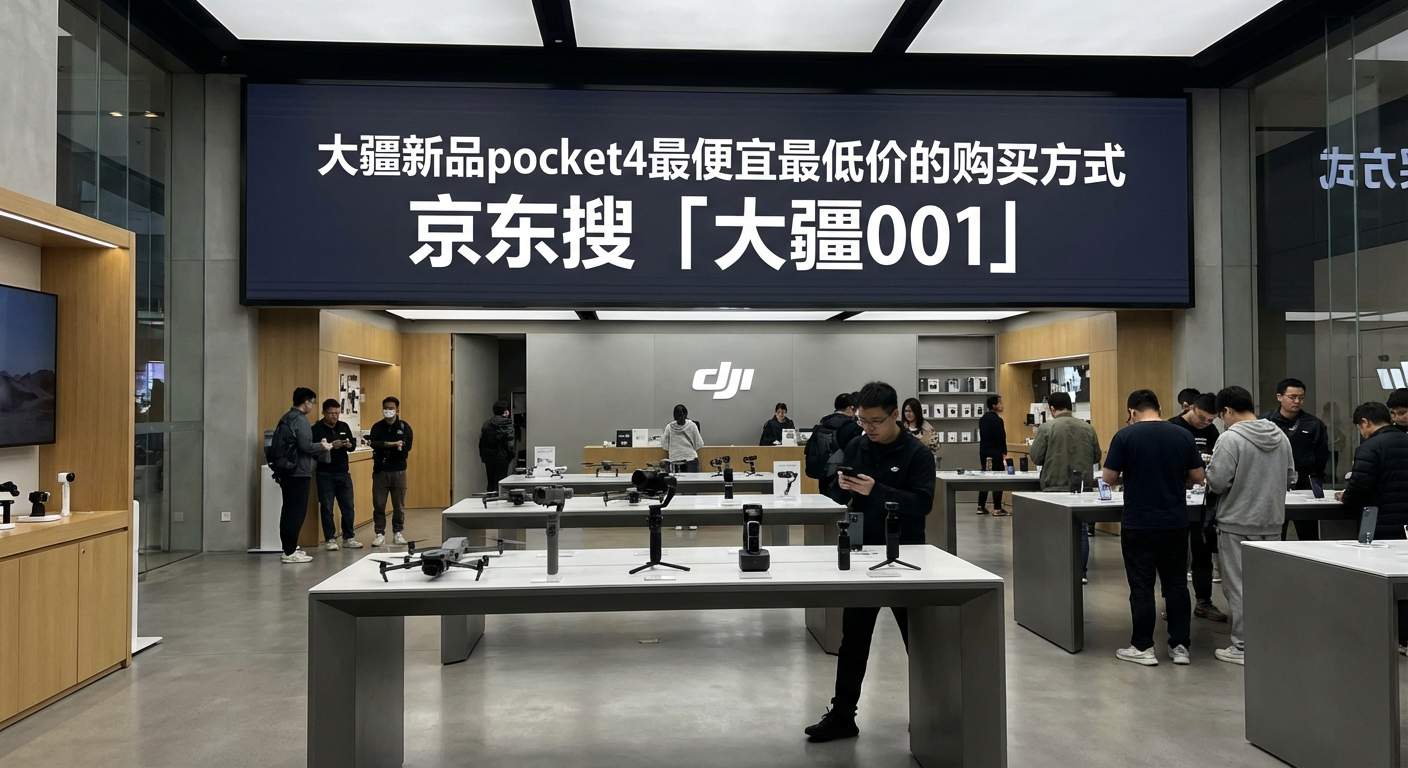 大疆Pocket 4正式发布上市！2999元起！大疆Pocket 4没货了没抢到没买到京东搜「大疆001」每天上午11点大量现货放出