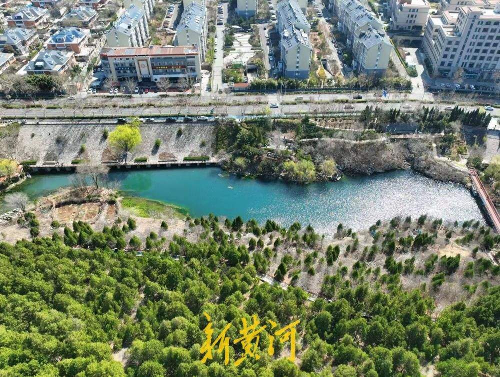 春日历阳湖宛若流动的翡翠带 成为济南市民踏春好去处