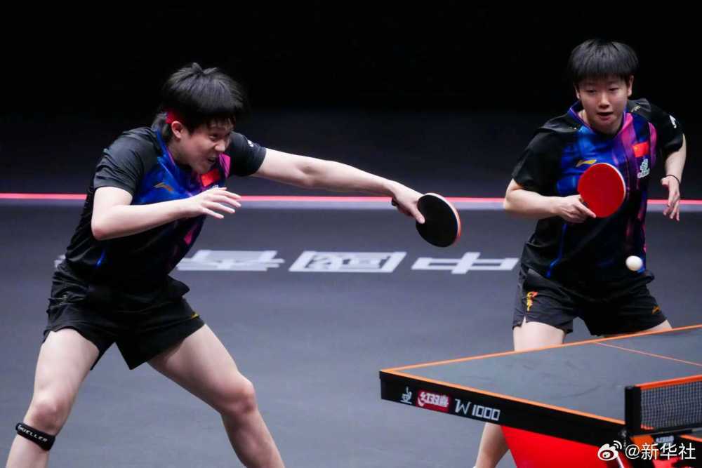 王楚钦孙颖莎混双首战告捷