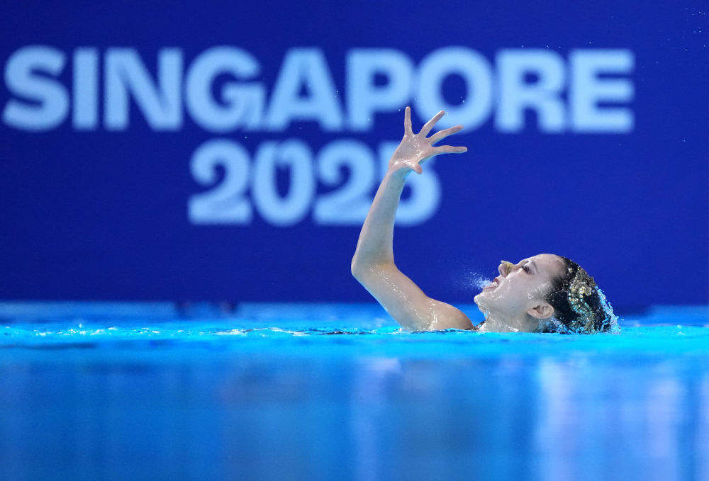 游泳世锦赛｜徐汇妍花游女单自由自选摘银