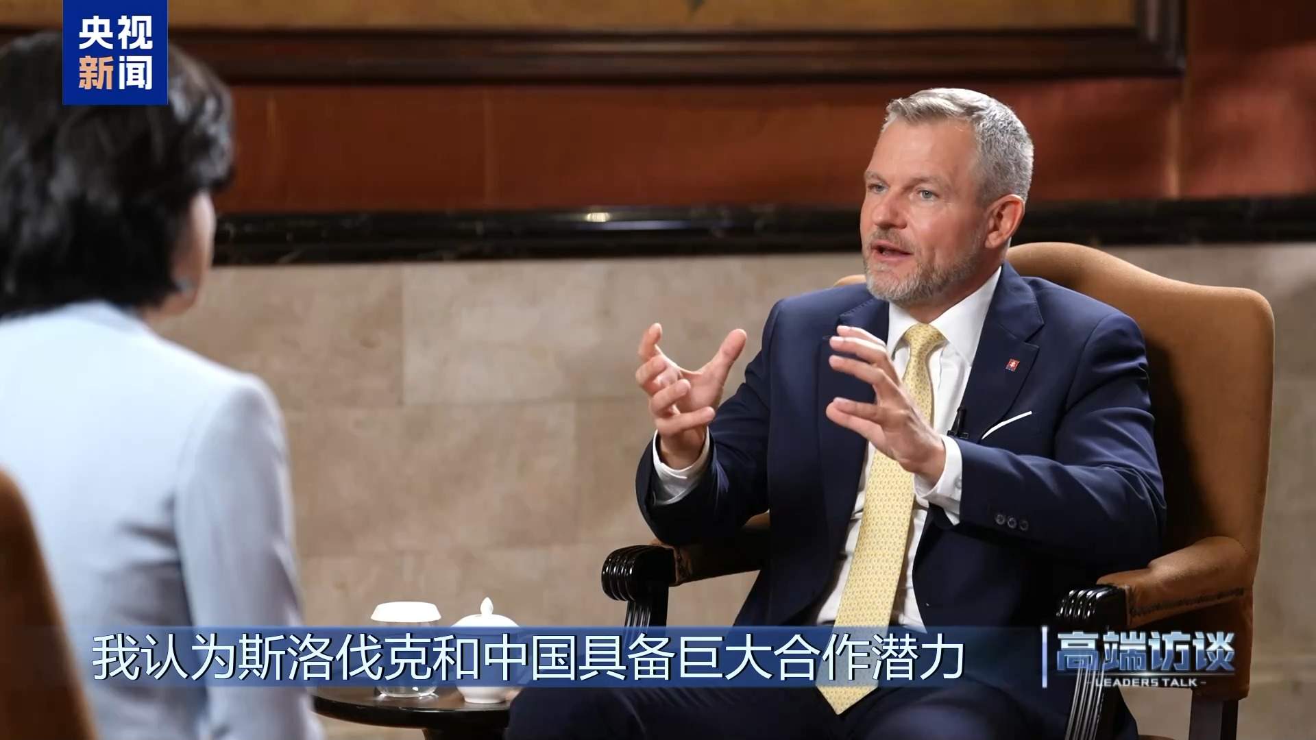 高端访谈丨专访斯洛伐克总统彼得·佩列格里尼