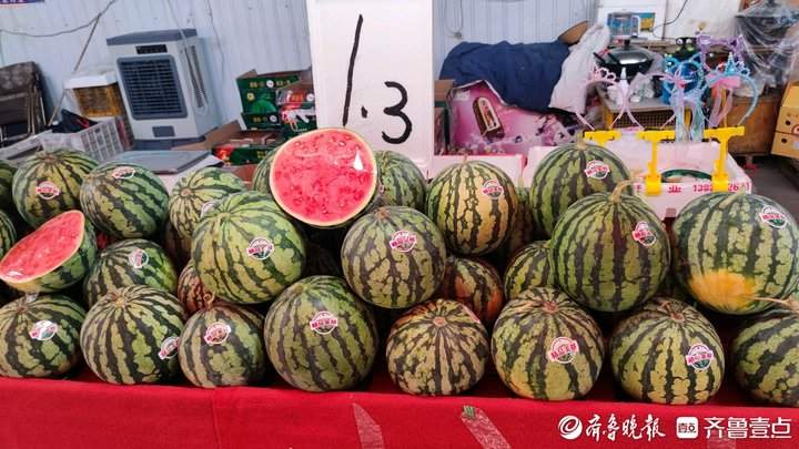 天气越热、销量越“热”，济南西瓜价格开始回升上涨