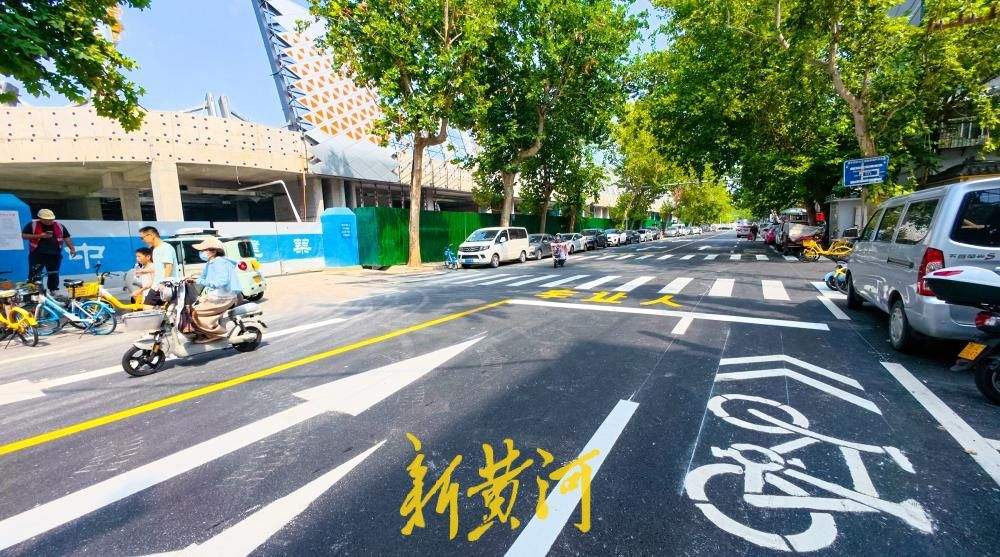 槐苑文化体育公园周边道路焕新升级