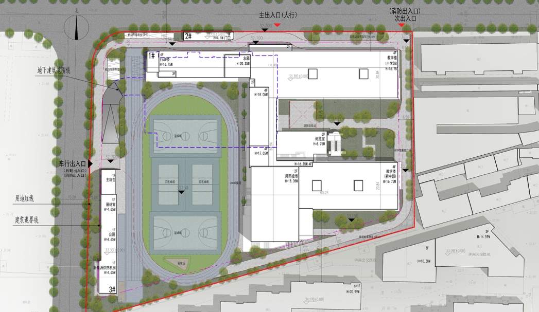 济南一片区规划新建3所学校，包括幼儿园、小学、中学