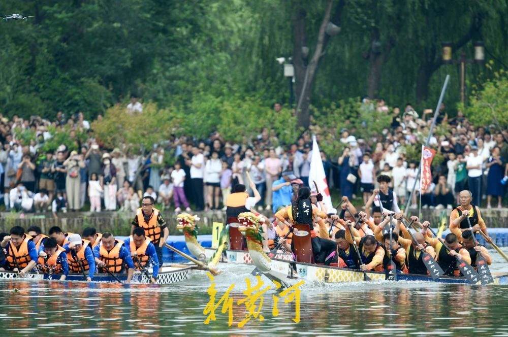 百舸争流耀明湖 明湖龙舟赛激情开桨