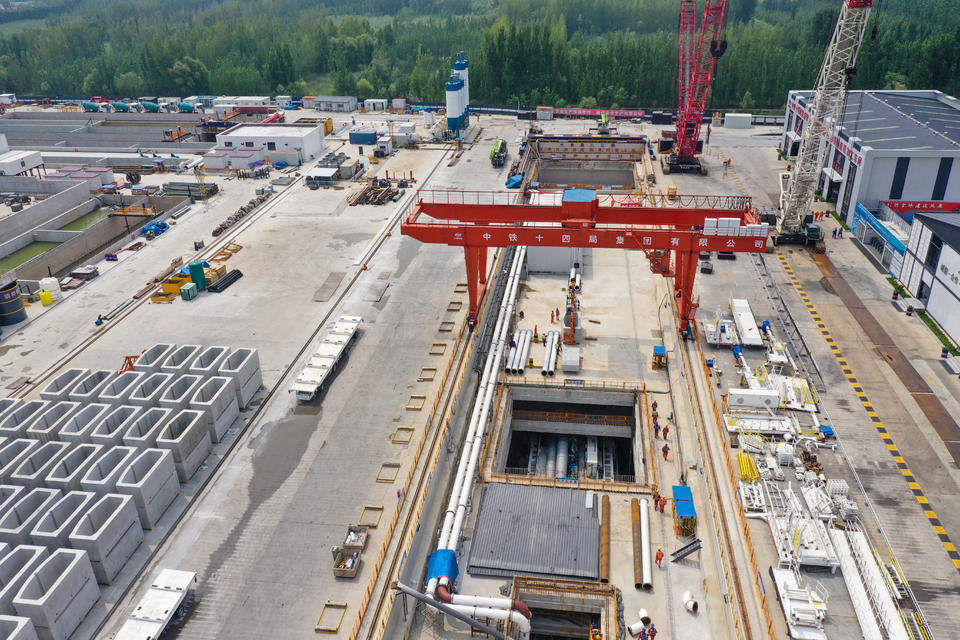 项目强省会｜“山河号”盾构机安装接近尾声，始发进入“倒计时”