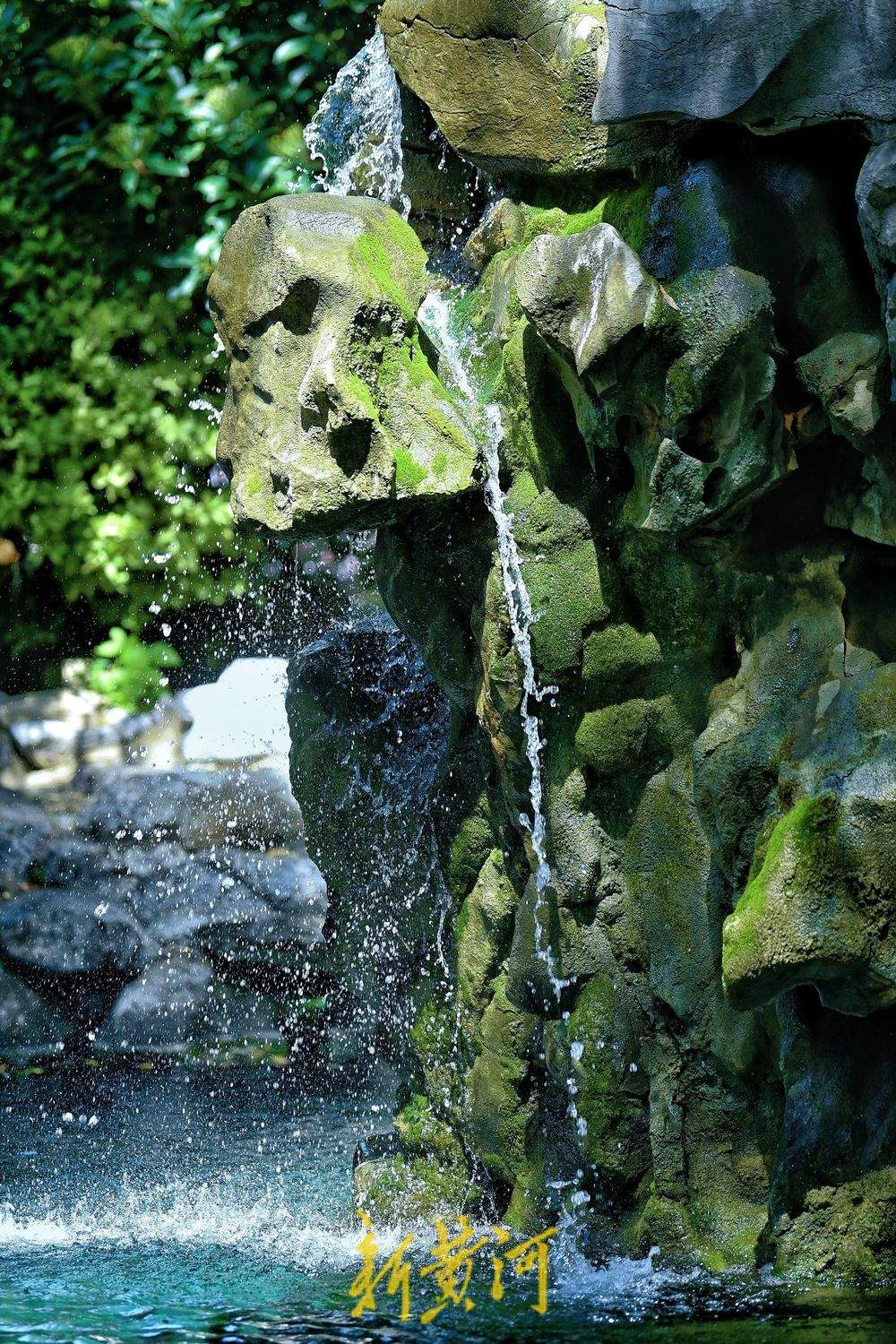 趵突泉水位突破29米，“月牙飞瀑”欢畅喷涌