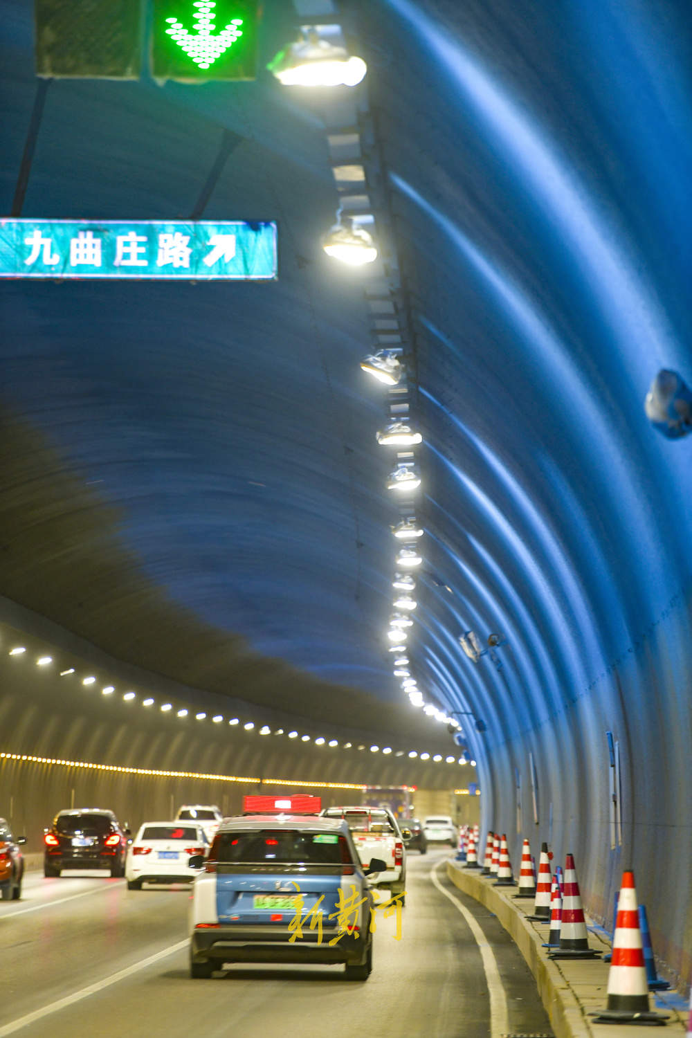 打造绚丽“泉之蓝” 济南二环南路快速路隧道“美颜”提升