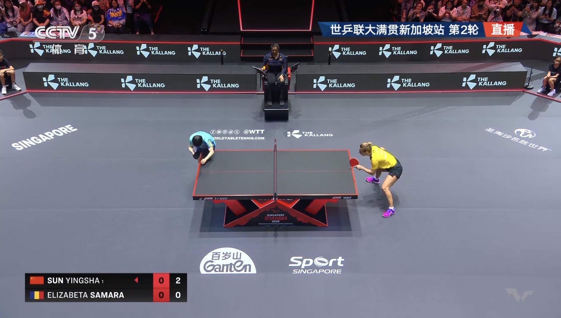 3比1战胜对手 孙颖莎晋级WTT新加坡大满贯女单16强