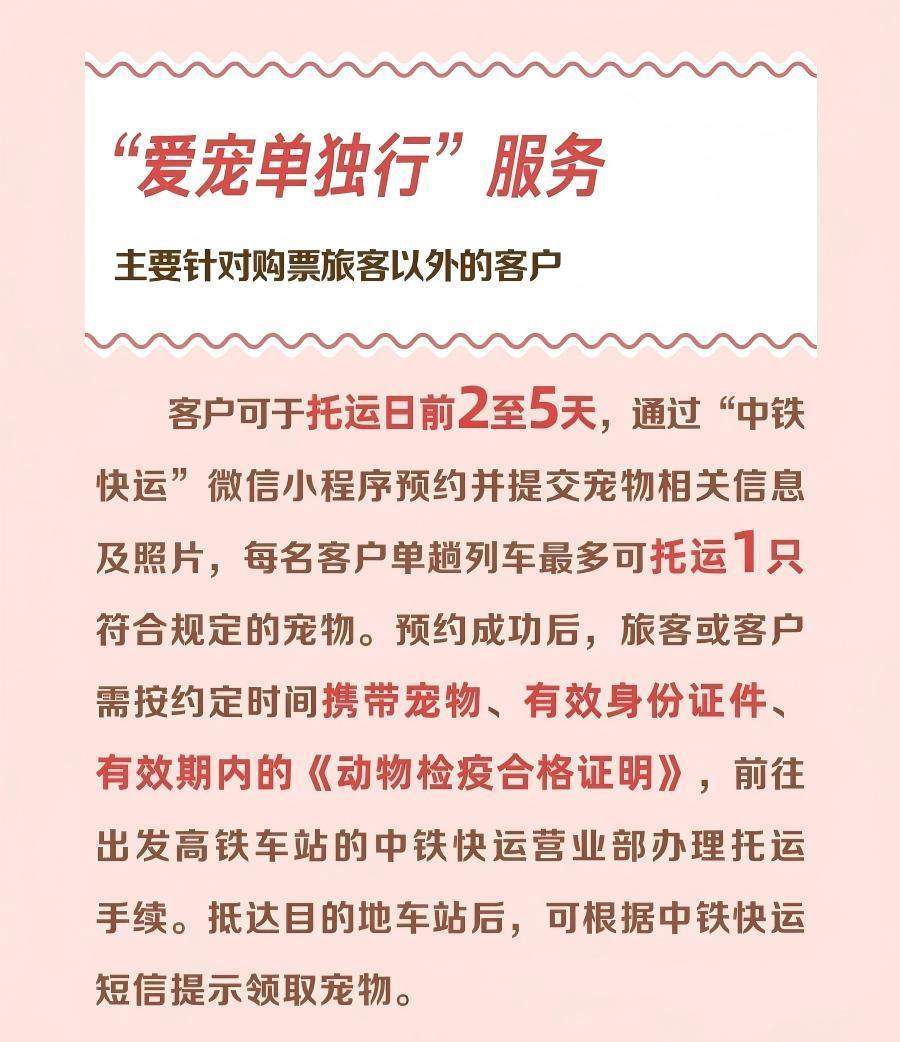 山东+2！新增11座车站50趟动车，高铁宠物托运今起优化