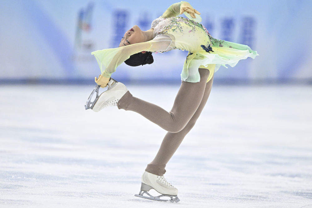 花滑全锦赛：金博洋、金书贤分获男、女单冠军