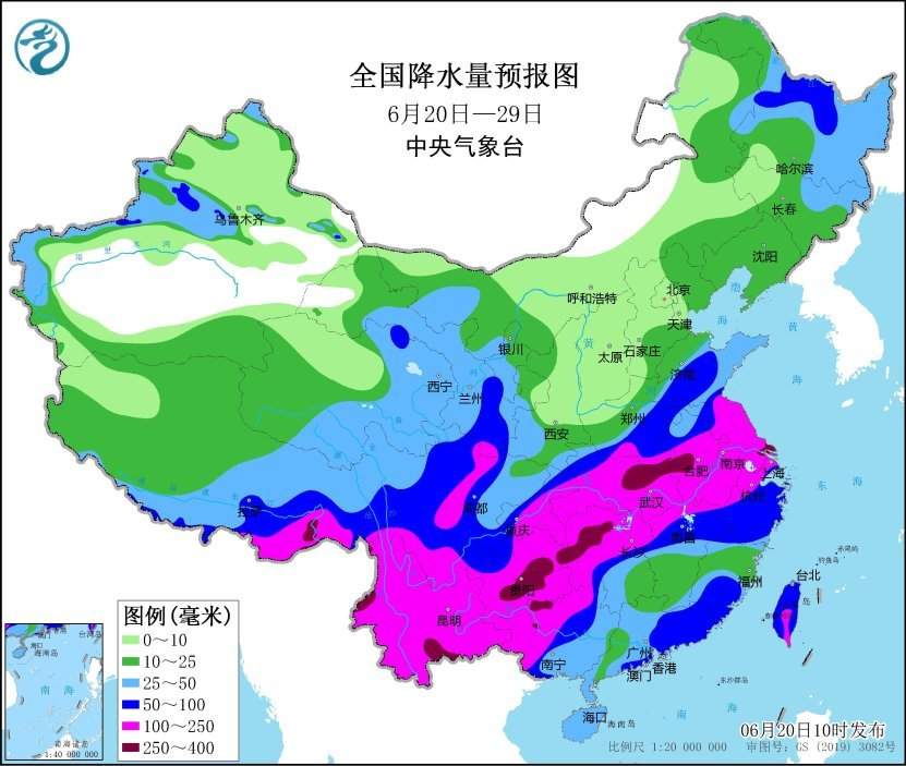 中央气象台:江淮黄淮等地将有强降雨过程 新疆内蒙古西部等地多高温天气