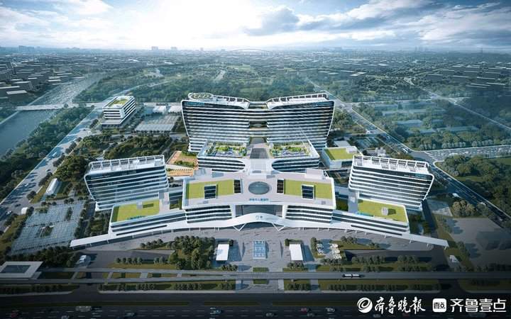 济南东部这座大型医院即将完成主体结构封顶，明年底建成