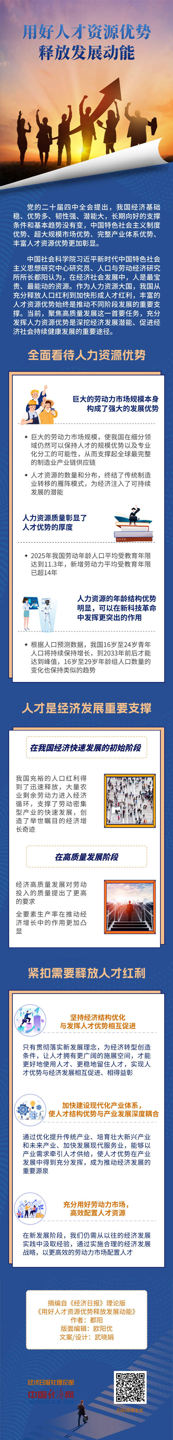 【理响中国·经视图】用好人才资源优势释放发展动能